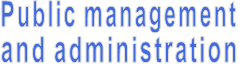 Public management  and administration
